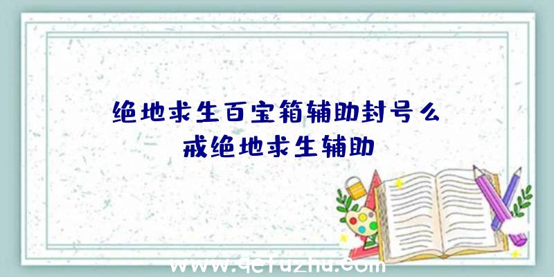 「绝地求生百宝箱辅助封号么」|戒绝地求生辅助